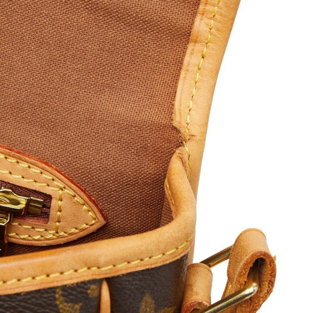 LOUIS VUITTON Brown Monogram Leather Shoulder Bag - Picture 10 of 13
